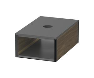 Duravit XSquare divisorio interno, con coperchio, XS994807777, XSquare noce americano/nero diamante [Mobili da Bagno > Accessori per Mobili da Bagno]