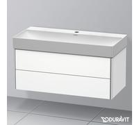 Duravit XSquare lavabo con mobile XSquare, 2 scomparti estraibili, 2353100041+XS416301818, XSquare; DuraSquare [Mobili da Bagno > Mobili con Lavabo Integrato]