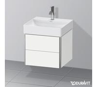 Duravit XSquare lavabo con mobile XSquare, 2 scomparti estraibili, 2353500041+XS416001818, XSquare; DuraSquare [Mobili da Bagno > Mobili con Lavabo Integrato]
