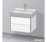 Duravit XSquare lavabo con mobile XSquare, 2 scomparti estraibili, 2353600041+XS416101818, XSquare; DuraSquare [Mobili da Bagno > Mobili con Lavabo Integrato]