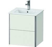 Duravit XSquare meuble sous-lavabo Compact mural 51,0x41,8 cm, 2 tiroirs, pour lavabo ME by Starck 233653, XS430603939, XS430603939, Colorazione: Nordic White laccato opaco seta bianco nordico
