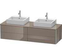 Duravit XSquare mobile sottolavabo, 4 scomparti estraibili, XS4917B8989, XSquare [Mobili da Bagno > Mobili Lavabo]