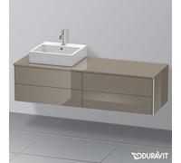 Duravit XSquare mobile per top, 4 scomparti estraibili, XS4914L8989, XSquare [Mobili da Bagno > Mobili Lavabo]