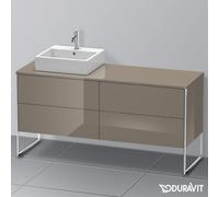 Duravit XSquare mobile per top, 4 scomparti estraibili, XS4924L8989, XSquare [Mobili da Bagno > Mobili Lavabo]