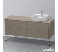 Duravit XSquare mobile per top, 4 scomparti estraibili, XS4924R9090, XSquare [Mobili da Bagno > Mobili Lavabo]