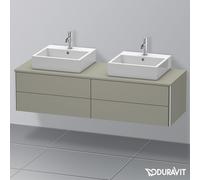Duravit XSquare mobile sottolavabo, 4 scomparti estraibili, XS4917B9292, XSquare [Mobili da Bagno > Mobili Lavabo]