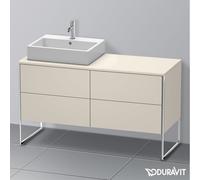 Duravit XSquare mobile sottolavabo, 4 scomparti estraibili, XS4923L9191, XSquare [Mobili da Bagno > Mobili Lavabo]
