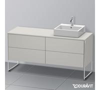 Duravit XSquare mobile sottolavabo, 4 scomparti estraibili, XS4924R0707, XSquare [Mobili da Bagno > Mobili Lavabo]
