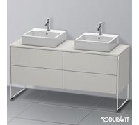 Duravit XSquare mobile sottolavabo, 4 scomparti estraibili, XS4927B0707, XSquare [Mobili da Bagno > Mobili Lavabo]