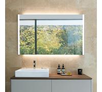 Duravit XSquare Miroirs avec éclairage LED, avec miroir chauffant, 1200x800x33mm, chrome brillant, XS7014000000000, XS7014000000000