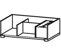 Duravit XSquare système d'ameublement pour largeurs de caisson 70,0 cm, sans découpe pour siphon, positionnement à droite, à côté de la céramique, UV9740R7878, UV9740R7878, Colorazione: acero massicci