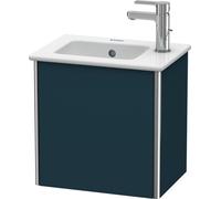 Duravit XSquare Vanity unit mural 41,0 x 28,9 cm, 1 porte, charnière à droite, pour lavabo ME by Starck 072343, XS4170R9898, XS4170R9898, Colorazione: Laccato opaco seta blu notte