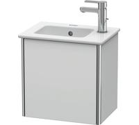 Duravit XSquare Vanity unit mural 41,0 x 28,9 cm, 1 porte, suspendue à gauche, pour lavabo ME by Starck 072343, XS4170L3636, XS4170L3636, Colorazione: Laccato bianco seta opaco