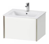Duravit XViu 4025 Meuble sous-lavabo suspendu, 1 tiroir, pour lavabo ME by Starck 233663, 610x480 mm, XV40250B272, XV40250B272, Colorazione: nero mat/eiche dark geb.
