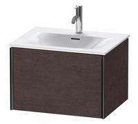 Duravit XViu 4032 Meuble sous-lavabo suspendu, 1 tiroir, pour meuble sous-lavabo Viu 234463, 610x480 mm, XV40320B272, XV40320B272, Colorazione: nero mat/eiche dark geb.