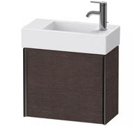 Duravit XViu 4232L Meuble sous-lavabo suspendu, 1 porte pivotante à gauche, pour lavabo Vero Air 072450, 484x234 mm, XV4232LB272, XV4232LB272, Colorazione: nero mat/eiche dark geb.