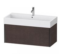 Duravit XViu 4237 Meuble sous-lavabo suspendu, 1 tiroir, pour lavabo Vero Air 235010, 984x454 mm, XV42370B272, XV42370B272, Colorazione: nero mat/eiche dark geb.