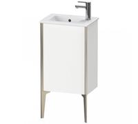 Duravit XViu 4480L Meuble sous-lavabo vertical, 1 butée à droite, pour lavabo ME by Starck 072343, 410x290 mm, XV4480RB152, XV4480RB152, Colorazione: champagne opaco/rovere europeo