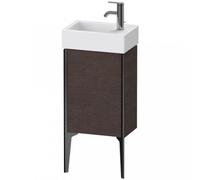 Duravit XViu 4530R Meuble sous-lavabo vertical, 1 butée à droite, pour lavabo Vero Air 072438, 364x234 mm, XV4530RB272, XV4530RB272, Colorazione: nero mat/eiche dark geb.