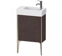 Duravit XViu 4532R Meuble sous-lavabo vertical, 1 butée à droite, pour lavabo Vero Air 072450, 484x234 mm, XV4532RB172, XV4532RB172, Colorazione: champagner matt/eiche dark geb.