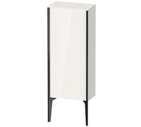 Duravit XViu XV1305 Armoire mi-haute verticale, 400x240 mm, hauteur 890 mm, 1 butée de porte droite, XV1305RB222, XV1305RB222, Colorazione: nero/bianco opaco/bianco lucido.