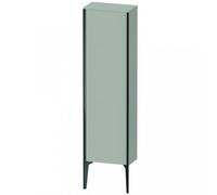 Duravit XViu XV1315 Armoire mi-haute verticale, 400x240 mm, hauteur 1330 mm, 1 butée de porte gauche, XV1315LB207, XV1315LB207, Colorazione: nero opaco / grigio cemento opaco