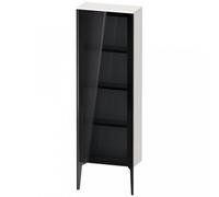 Duravit XViu XV1366 Armoire mi-haute avec porte vitrée, verticale, articulée à droite, 500x240 mm, hauteur 1330 mm, XV1366RB222, XV1366RB222, Colorazione: nero/bianco opaco/bianco lucido.