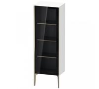 Duravit XViu XV1368 Armoire mi-haute avec porte vitrée, verticale, articulée à droite, 500x360 mm, hauteur 1330 mm, XV1368RB171, XV1368RB171, Colorazione: champagne opaco/mediter. rovere