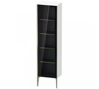 Duravit XViu XV1376 Armoire haute avec porte vitrée, verticale, à charnière à droite, 500x360 mm, hauteur 1770 mm, XV1376RB169, XV1376RB169, Colorazione: champagne opaco/noce spazzolato