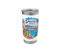 Durazzo Albania Costa Adriatica Europa Porto marittimo nave da crociera Bicchiere termico in acciaio inox doppia parete