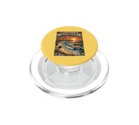Durban Sud Africa Vintage Spiaggia Tramonto Onde PopSockets PopGrip per MagSafe