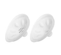 Durceler Inserto flangiato da 17 mm/cuscinetto massaggiante compatibile con Spectra S1/S2 24 mm Shields, cuscino a petalo in silicone due in uno per ridurre il tunnel del capezzolo fino a dimensioni