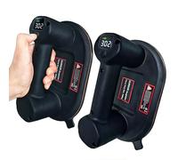 DURDUR 2 confezioni da 300 kg, sollevatore a batteria da 9,4 pollici, sollevatore elettrico a ventosa per piastrelle, con funzione di aspirazione automatica, 2 motori, 2 batterie da 2000 mAh