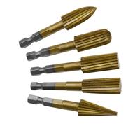Durevole 0.6cm Gambo Carbide Sbavature Rotante Raspa Cutter File Confezione Di 5