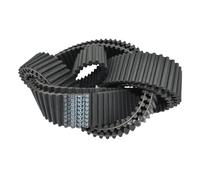 Durevole 1 pz DA8M Cinghia dentata in Gomma a Doppia Faccia, DA8M-2504/2600/3200, Passo 8 mm, Larghezza 20-80 mm Cinghia dentata(DA8M-2600,20mm)