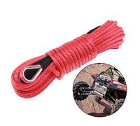 Durevole 6mm x 15m Winch Sintetico Linea Cavo Corda per ATV UTV Heavy-Duty