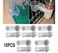 Durevole Abbeveratoio Mangiatoia Trasparente Doppelter Mund Easy A Ricarica Pet