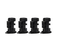 Durevole Armadio Cucina Piede Mobili for Sollevamento Armadietti Vanities Nero