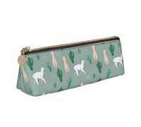 Durevole Astuccio Cute Alpaca And Cactus Pattern Astucci Portamatite Cartoleria Organizer per Scuola Ufficio Università