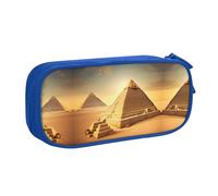 Durevole Astuccio per Matite Egyptian Pyramid In Desert Print Portamatite Scatola di Cancelleria per Scolastico Studenti Adulto