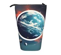 Durevole Astuccio Portamatite Space Planet Earth Astucci Cancelleria Cartoleria Organizer per Ufficio Adulto Matite