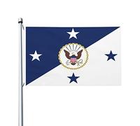 Durevole Bandiera da giardino United States Navy Chief of Naval s Flag Resistente alle intemperie Bandiera resistente alle intemperie 3x5 Ft per Spazi interni,Feste e celebrazioni