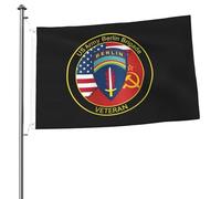 Durevole Bandiera Pirata Berlin Brigade Veterans Bandiere Resistente Allo Scolorimento Flag Per Esterno Decorazione Celebrazione 90X150Cm