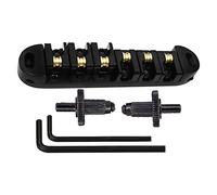 Durevole Chitarra Roller Saddle Bridge Kit Ponte di Bloccaggio per Regalo Sostituzione nero