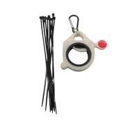 Durevole e facile da pulire Pratici organizzatori di conservazione dei cavi. Supporto per cavi Ordinato e compatto. Adatto per ufficio domestico. Fascetta per cavi regolabile