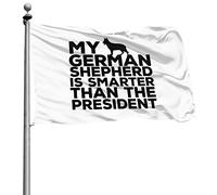 Durevole Flags Classica Bandiera My Dog Is Smarter Than The President 90X150Cm Bandiere Da Giardino Per Balcone Conferenza Parata