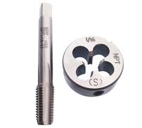 Durevole HSS 1/16-27 Npt Rubinetto & Die Destra 1pcs Rubinetto & 1pcs Fustella