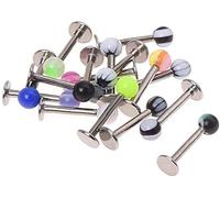 DUREVOLE: i gioielli in acciaio sono molto resistenti, offrono una ritenzione del colore di lunga durata, sono ossidati ed estremamente facili da pulire. Se il prodotto pDisponibili e professionali.