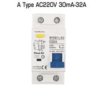 Durevole MCB Rccb Rcd Tipo A / AC Rcbo Dpnl Residuo Corrente Disgiuntore Gadget