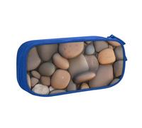 Durevole Portamatite Borsa Pebbles In The Beach Print Porta Matite Multifunzione Borsa Matite Per Adulto, Collegio, Ragazzi, 20X9X4Cm